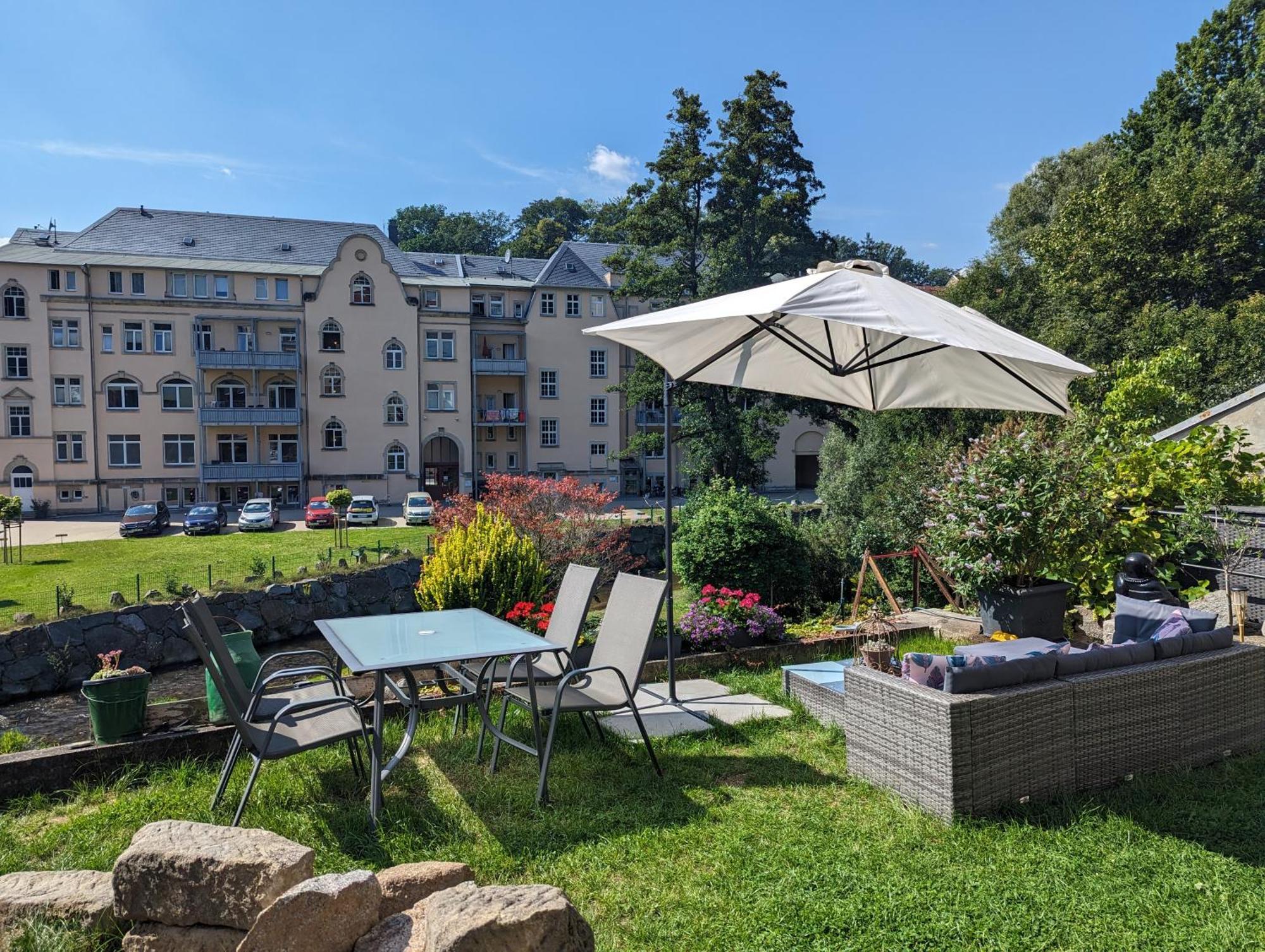 Ferienwohnung Uo2 - Urlaubsmagie - Garten, Whirlpool, Sauna Sebnitz Exterior foto