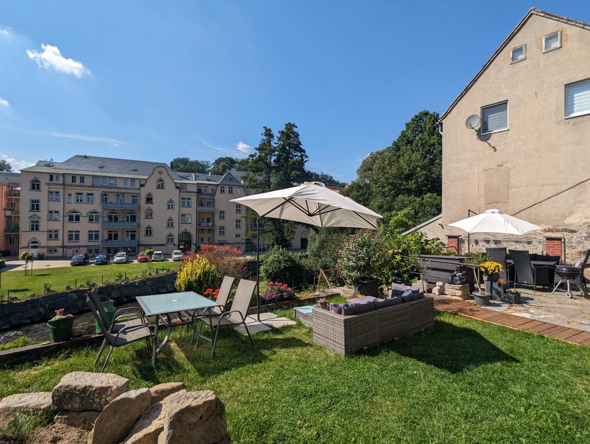 Ferienwohnung Uo2 - Urlaubsmagie - Garten, Whirlpool, Sauna Sebnitz Exterior foto