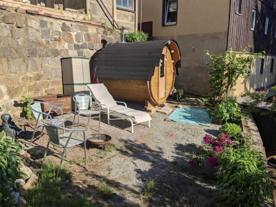 Ferienwohnung Uo2 - Urlaubsmagie - Garten, Whirlpool, Sauna Sebnitz Exterior foto