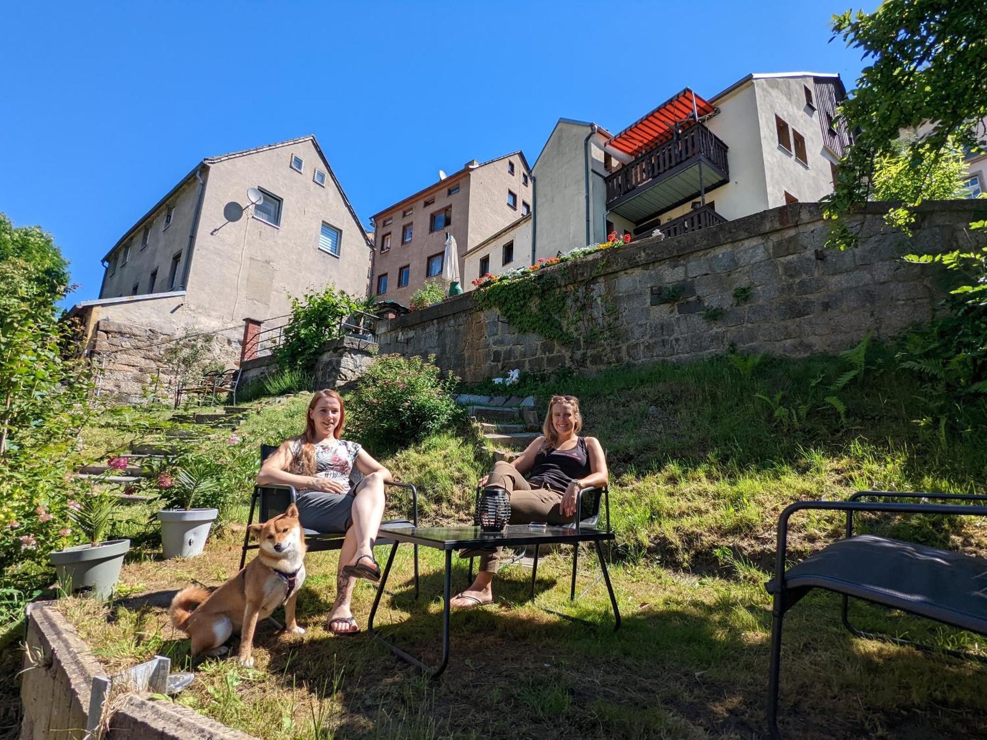 Ferienwohnung Uo2 - Urlaubsmagie - Garten, Whirlpool, Sauna Sebnitz Exterior foto