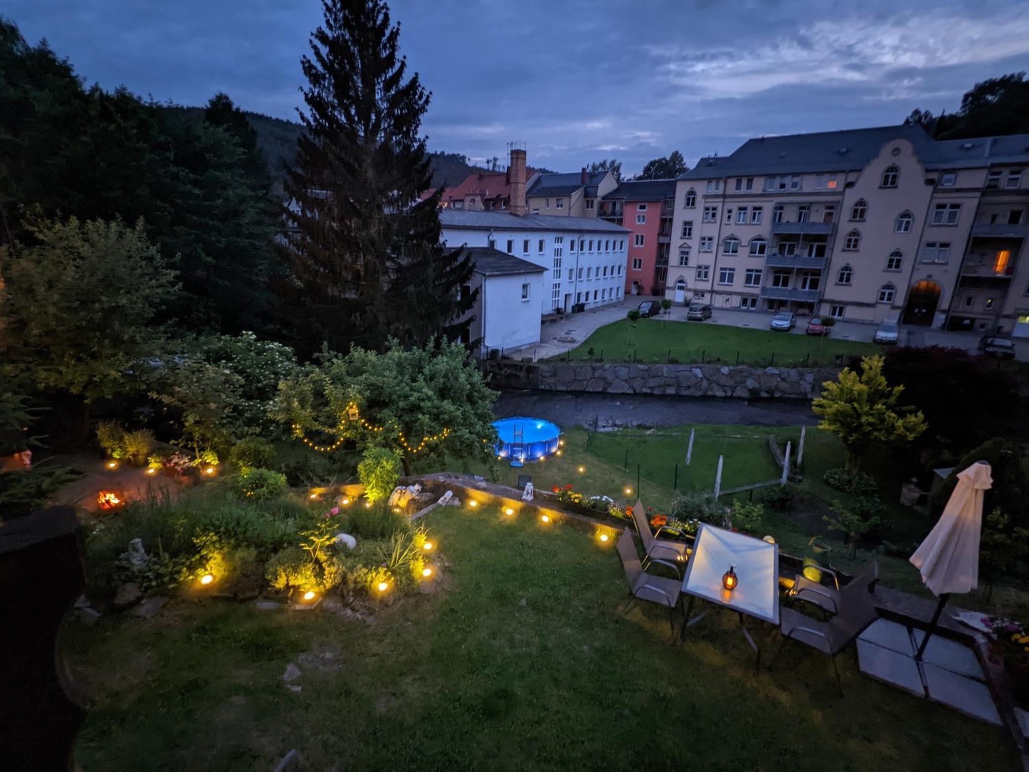 Ferienwohnung Uo2 - Urlaubsmagie - Garten, Whirlpool, Sauna Sebnitz Exterior foto