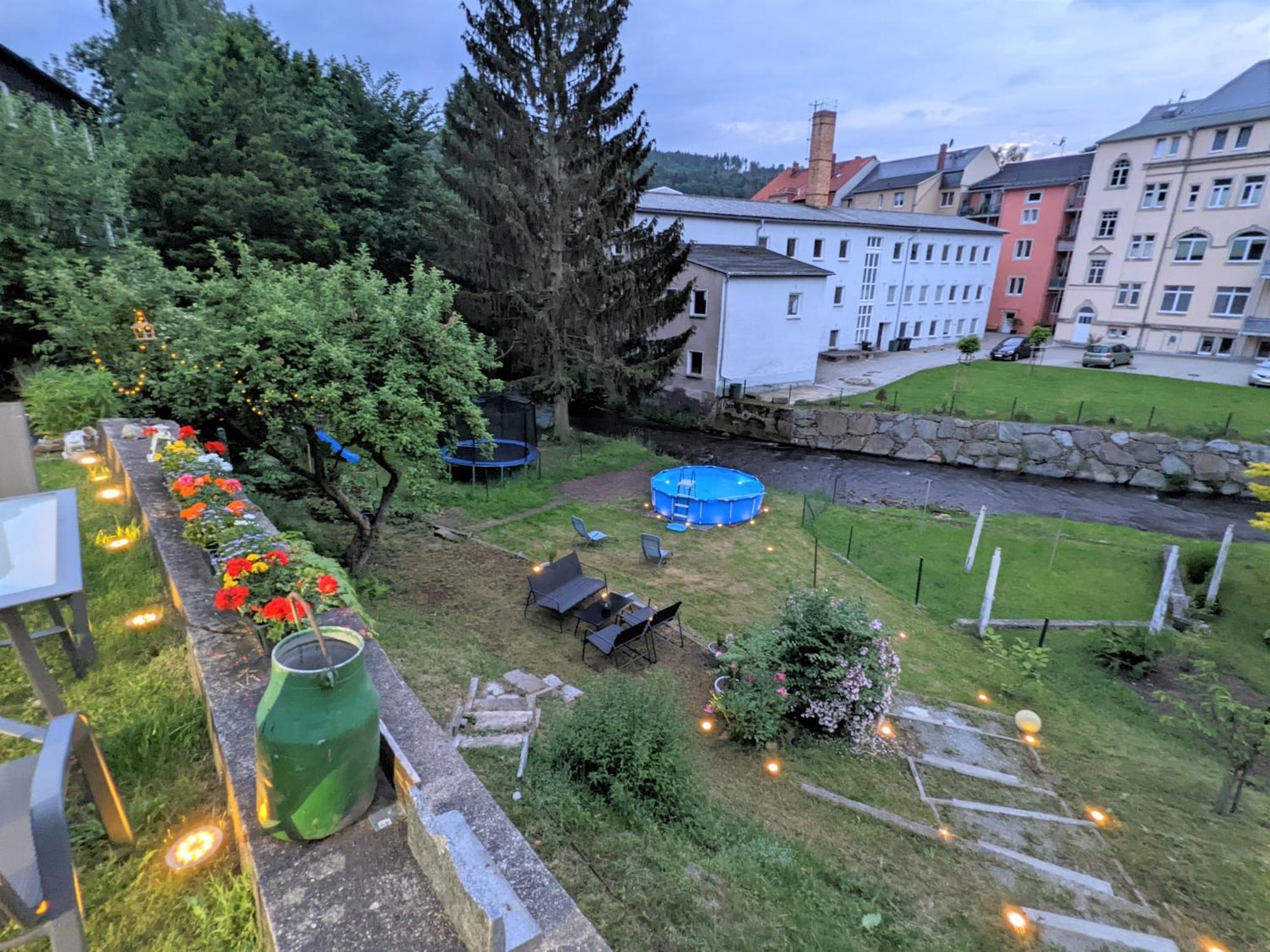 Ferienwohnung Uo2 - Urlaubsmagie - Garten, Whirlpool, Sauna Sebnitz Exterior foto