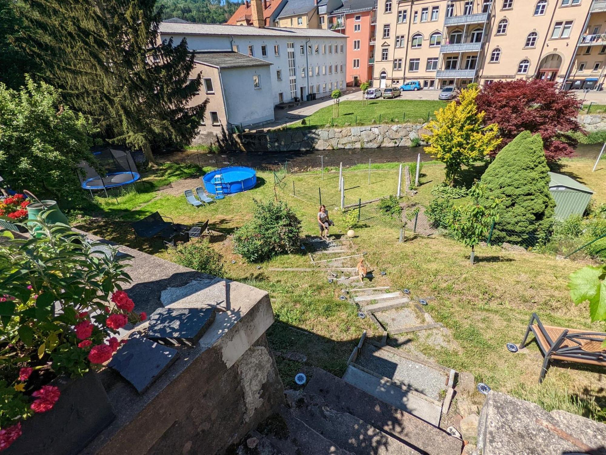 Ferienwohnung Uo2 - Urlaubsmagie - Garten, Whirlpool, Sauna Sebnitz Exterior foto